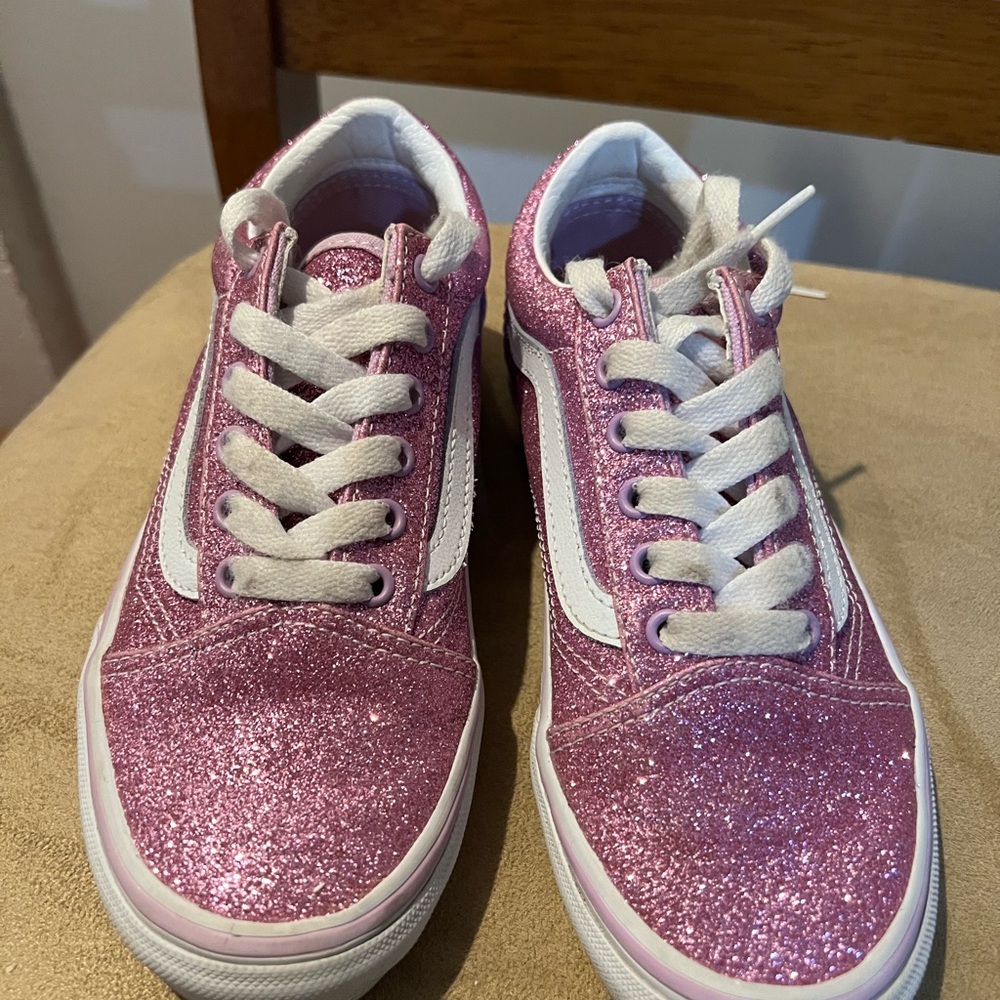 Vans old skool Glittery Pink Kids  Sneakers size 2